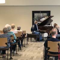 Clark Residents enjoying the show